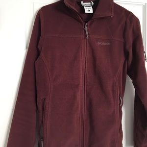 Columbia zip up sweater